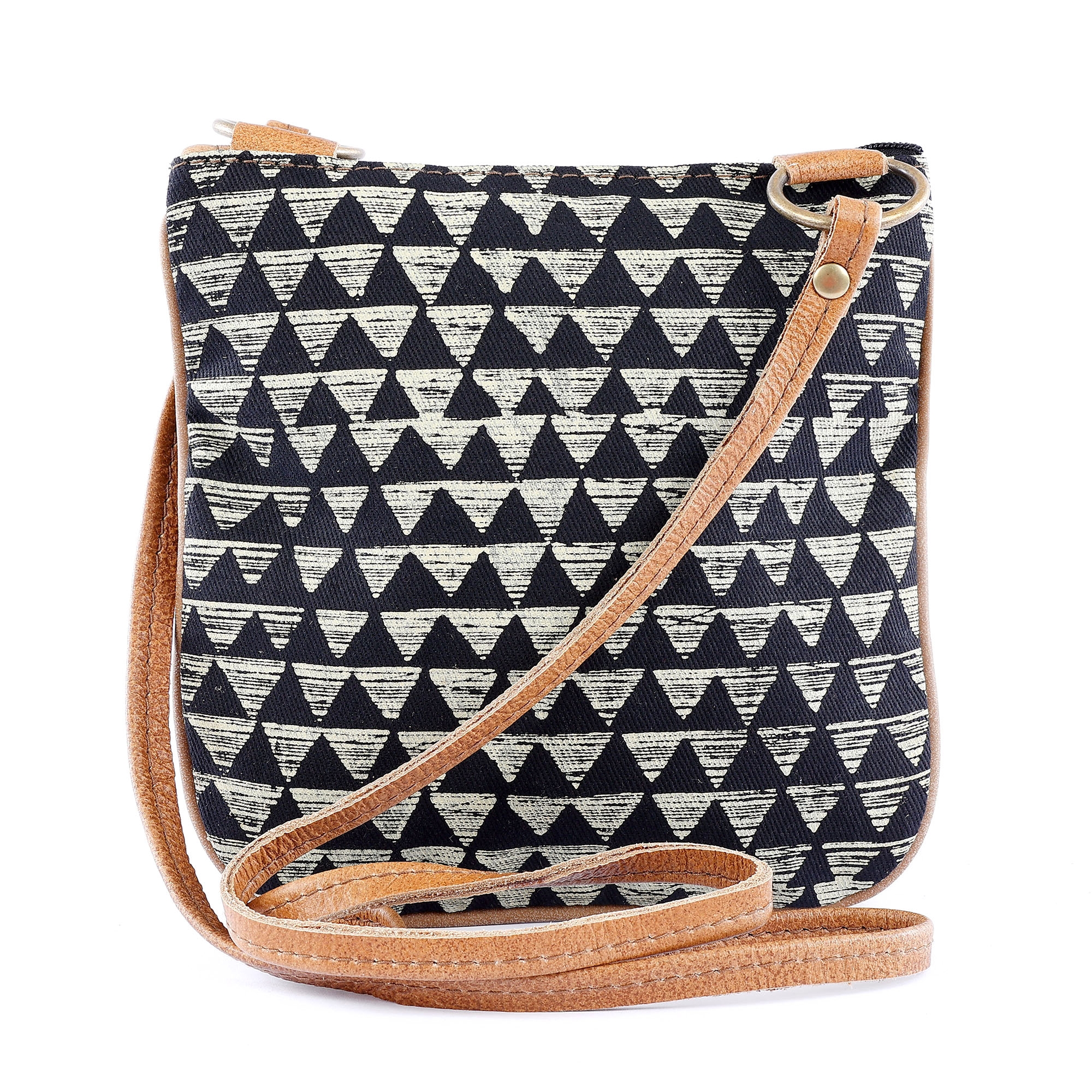 Mongoose Leather Mini in Diamonds