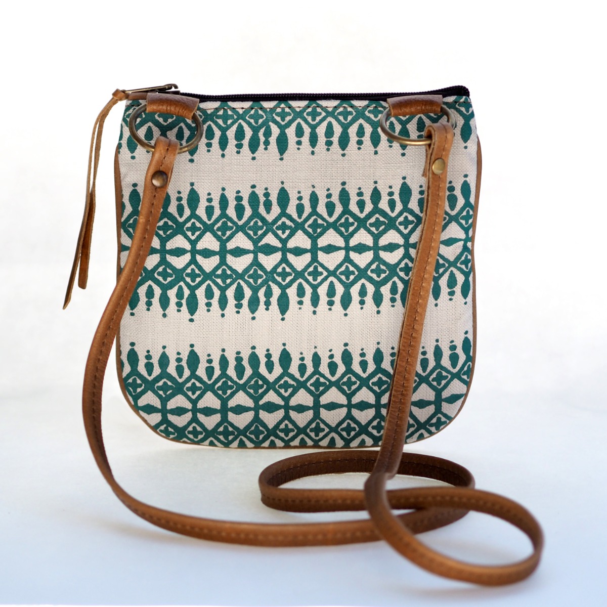 Mongoose Leather Mini in Fynbos Teal