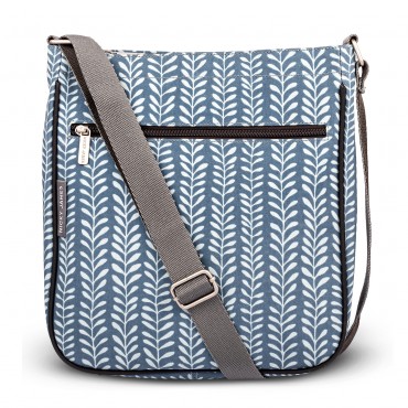 Nicky James Blue Vine Large Crossbody Bag