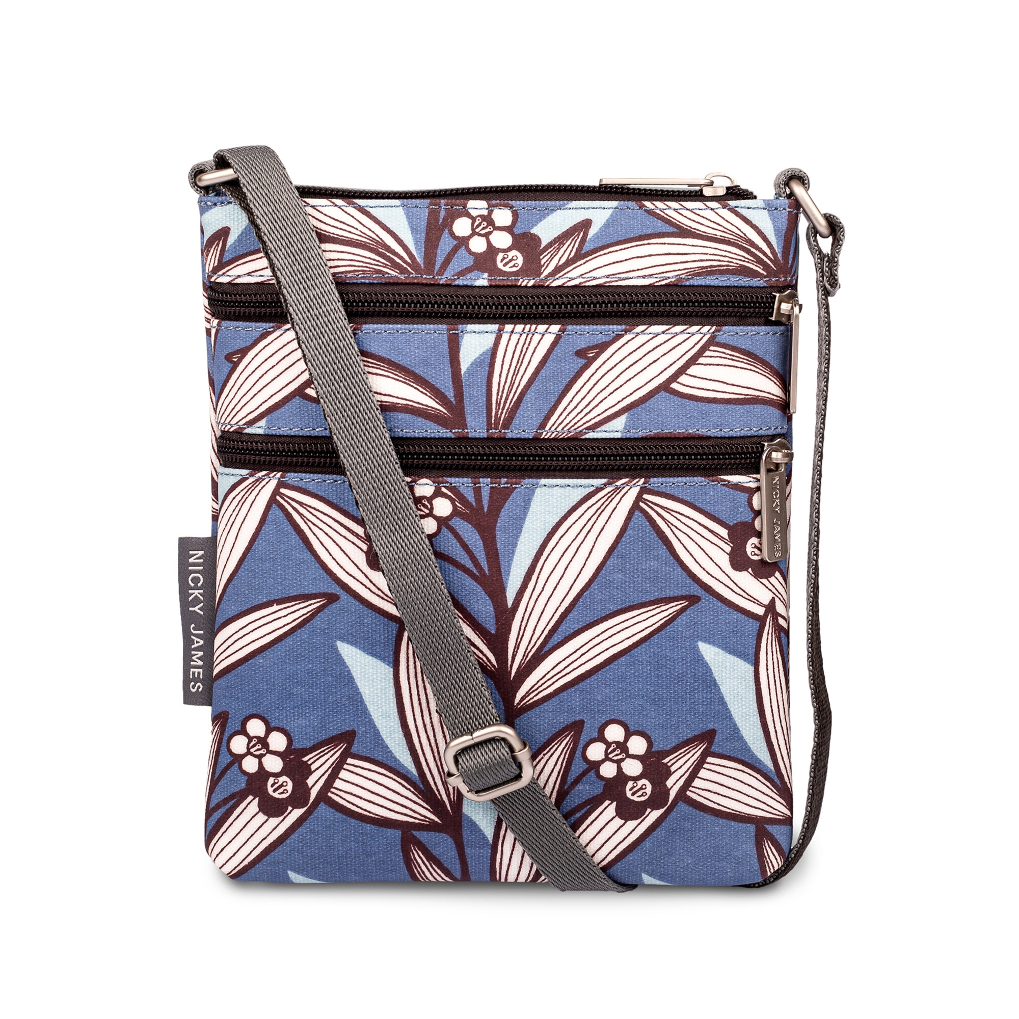 Wildflower Blue Mini Crossbody Bag